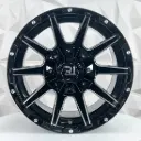 RIN 15X10 6-139.7 R1 SPORT 1031 BLACK MILLING ET-44 CB110.5 