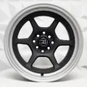 RIN 15X8.25 4-100/114.3 R1 SPORT QC668 MATT BLACK+ML ET0 CB73.1