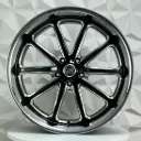 RIN 22X11 5-127 R1 SPORT SP1951 BLACK MILLING MACHINE LIP ET15 CB78.3