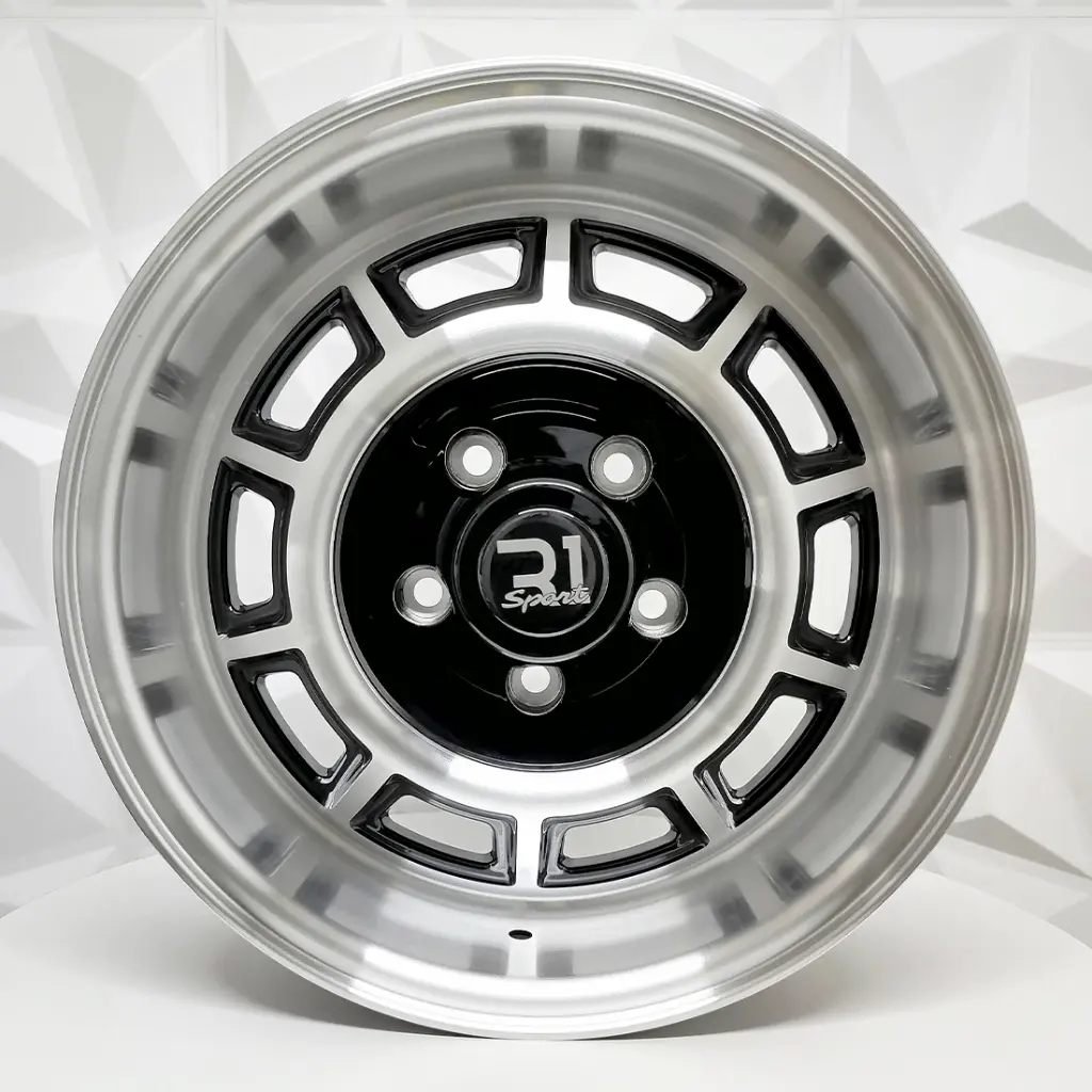 RIN 18X8 5-120.65 R1 SPORT L2336 BLACK MACHINE FACE ML ET-12 CB73.1