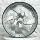 RIN 24X9 6-139.7 R1 SPORT 667R SILVER MILLING MACHINE LIP ET25 CB78.1