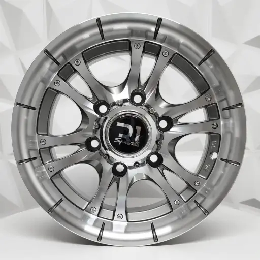 [140104] RIN 14X7 6-139.7 R1 SPORT 743 GUNMETAL MACHINE FACE ET-9 CB108