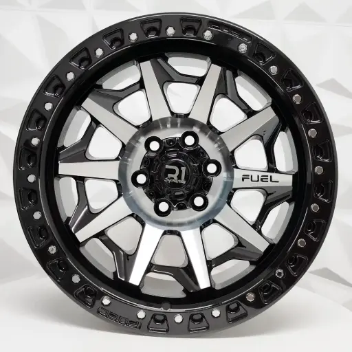 [174803] RIN 17X9 6-139.7 R1 SPORT QC1261 BLACK MACHINE FACE ET0 CB106.1